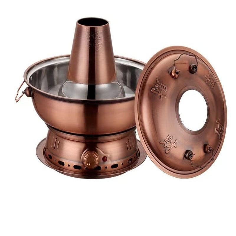 22Arboles Bronze Stainless Steel Electric Hot Pot