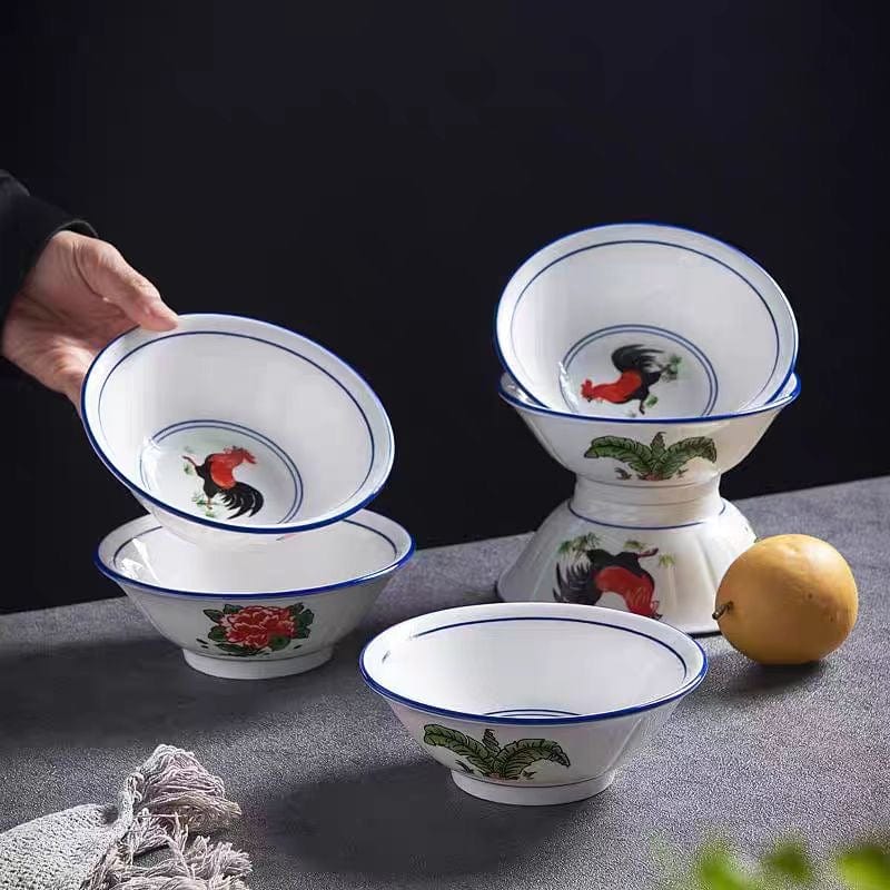 Sichuan Palace Rooster Ceramic Bowl