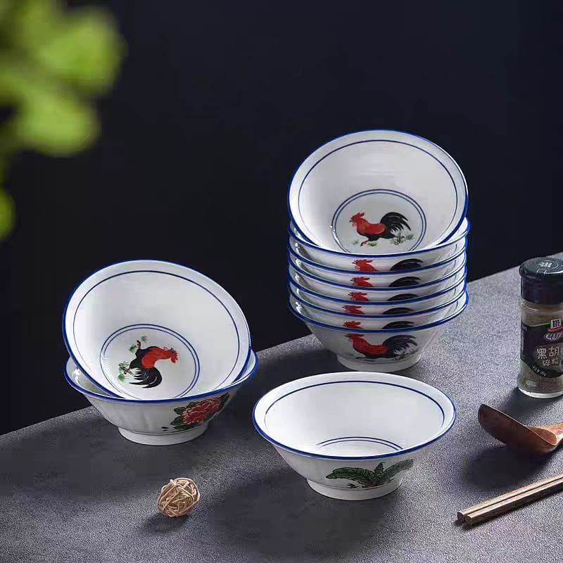 Sichuan Palace Rooster Ceramic Bowl