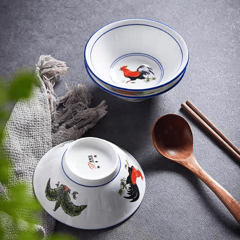 Sichuan Palace Rooster Ceramic Bowl