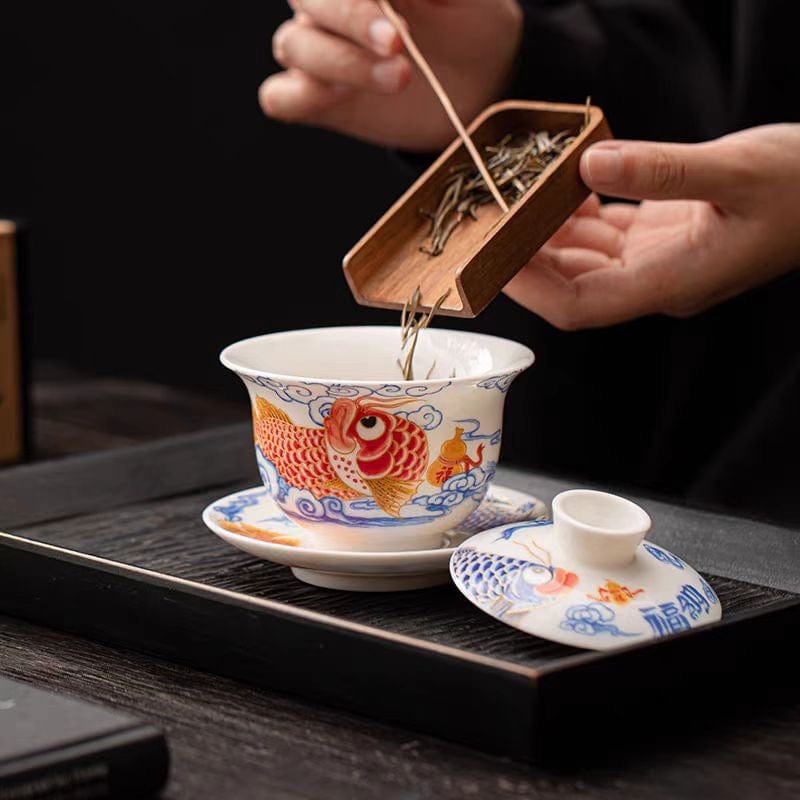 Sichuan Palace Traditional Ceramic Tea Cup