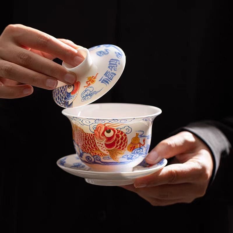 Sichuan Palace Traditional Ceramic Tea Cup