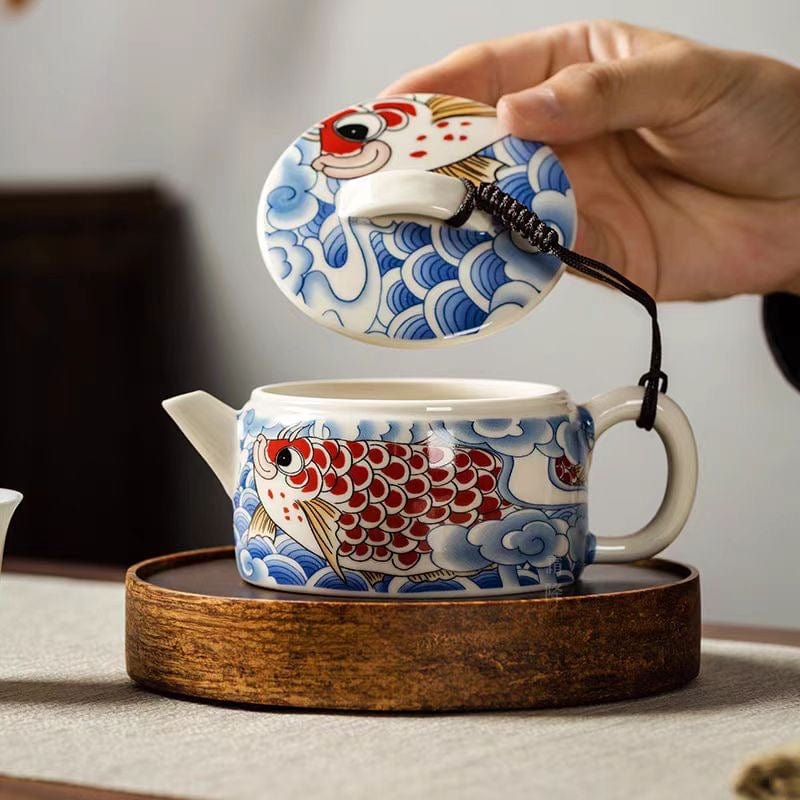 Sichuan Palace Traditional Ceramic Tea Pot